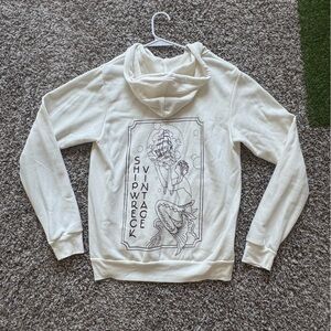 Cream Graphic Hoodie